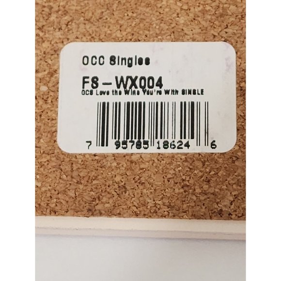 Set of 2 LOVE THE WINE YOUR WITH Wine Is Life Coasters Bar Home F8WX004 - Picture 5 of 5